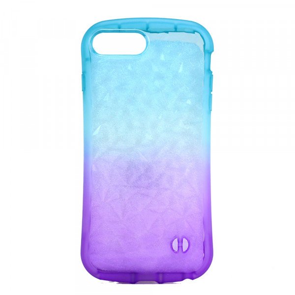 Wholesale iPhone 8 Plus / 7 Plus Air Cushioned Grip Crystal Case (Blue Purple)